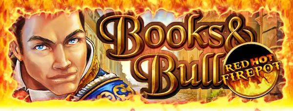 Logo: Books and Bulls Red Hot Firepot | Gamomat
